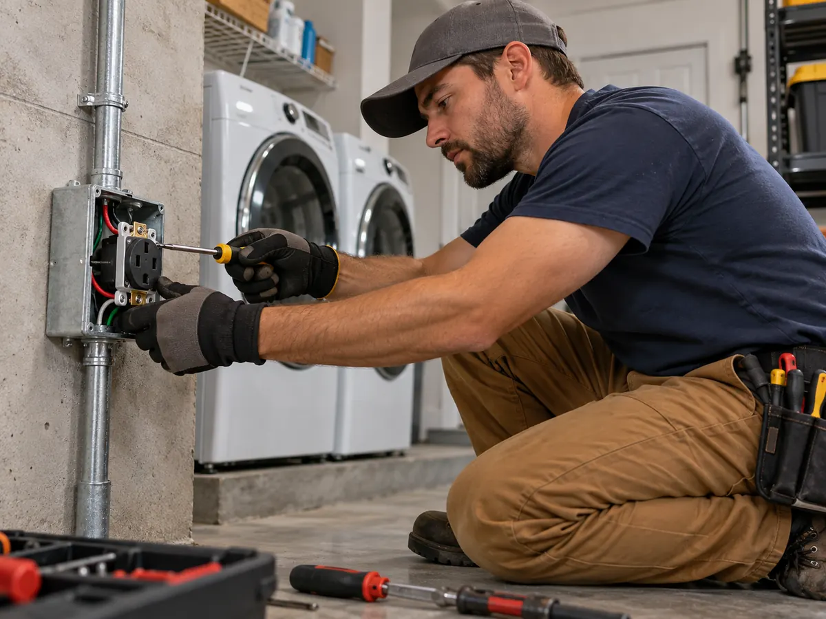 240V Outlet and Dedicated Circuit Installation