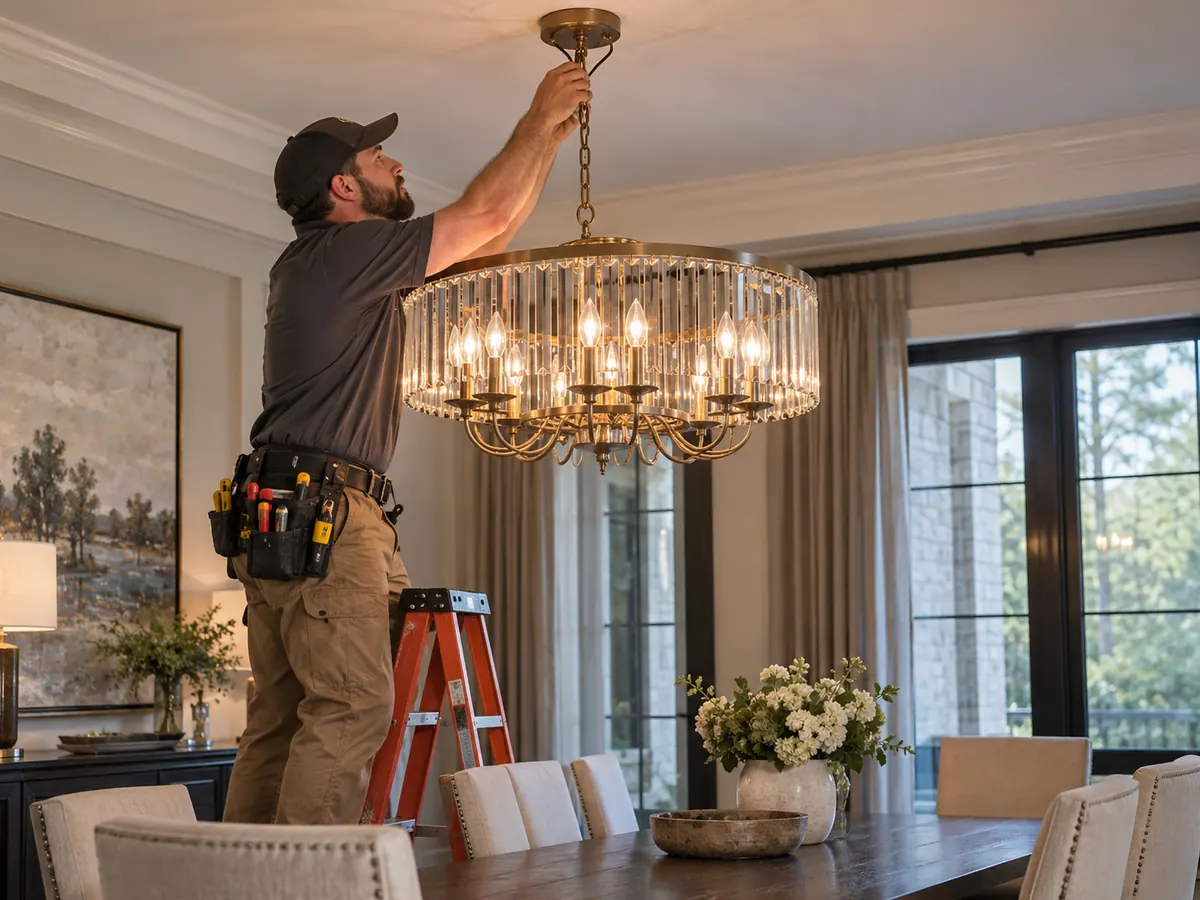 Light Fixture and Chandelier Installation